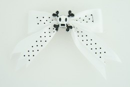 Dot white / skull squared white White skull