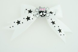 White / cute skull bone black-pink white cute skull