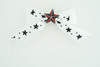 White / star black-red white star