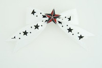 White / star black-red white star