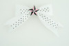 Dot white / star black-pink white star