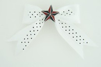Dot white / star black-red white star
