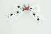 White / swallow red white animal