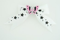 White / butterfly pink white animal