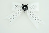 Dot white / cat black white animal