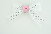 Dot white / cat pink white animal
