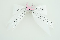 Dot white / swallow pink white animal