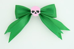 Green / skull plain pink green skull