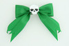 Green / skull plain white green skull