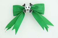 Green / skull squared white green skull