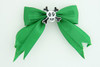 Green / skull cross eye white green skull