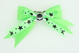Green / skull tooth black green skull