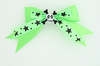 Green / skull cross eye white green skull