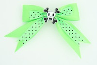 Dot green / skull squared white green skull