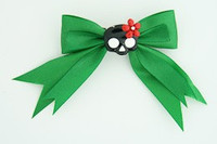 Green / cute skull glower black-red green cute skull
