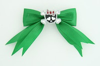 Green / cute skull bone black-red green cute skull