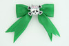 Green / cute skull bone white-pink green cute skull