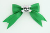 Green / cute skull bone black-pink green cute skull