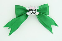 Green / cute skull bone black-pink green cute skull