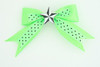 Dot green / star black-white green star