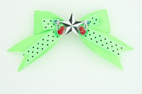 Dot green / star cherry black-white green star