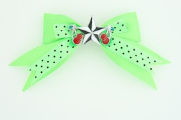Dot green / star cherry black-white green star
