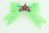 Dot green / star cherry black-red green star