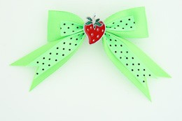 Dot green / strawberry green mix