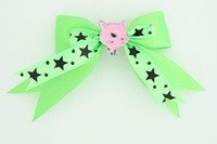 Green / cat pink green animal