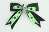 Bl-green / skull cross eye white black-green skull