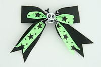 Bl-green / skull cross eye white black-green skull