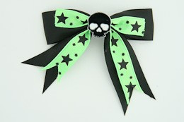 Bl-green / skull plain black Black-green skull