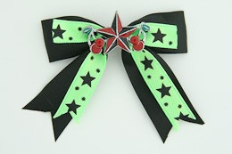 Bl-green / star cherry black-red black-green star