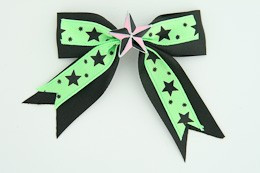 Bl-green / star pink black-green star