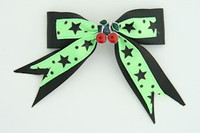 Bl-green / cherry small black-green mix