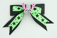 Bl-green / butterfly pink black-green animal