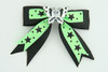 Bl-green / butterfly white black-green animal