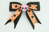 Bl-orange / skull plain pink black-orange skull