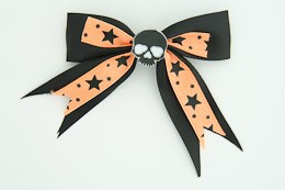 Bl-orange / skull plain black Black-orange skull