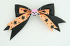 Bl-orange / skull tooth pink black-orange skull
