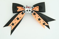 Bl-orange / cute skull bone white-red black-orange cute skull