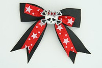 Bl-red / cute skull bone white-red black-red cute skull