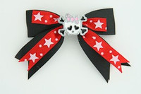 Bl-red / cute skull bone white-pink black-red cute skull