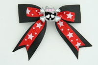Bl-red / cute skull bone black-pink black-Red Cute skull