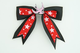 Bl-red / swallow pink black-red animal
