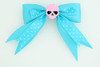 Dot blue / skull plain pink blue skull
