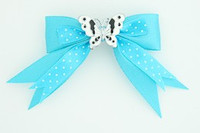 Dot blue / butterfly white blue animal