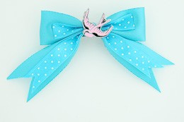 Dot blue / swallow pink blue animal