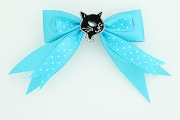 Dot blue / cat black blue animal