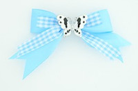 Blue / butterfly white blue animal